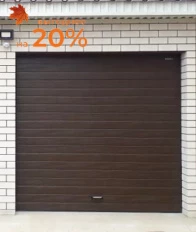 Секционные ворота RSD02LUX с интегрированным приводом DoorHan