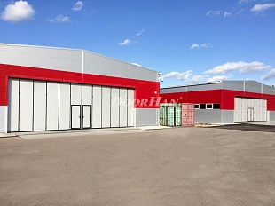 Промышленные ворота DoorHan складные с нижней направляющей серии ifg-lg 10000x3000